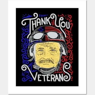 Thank you Veterans Posters and Art